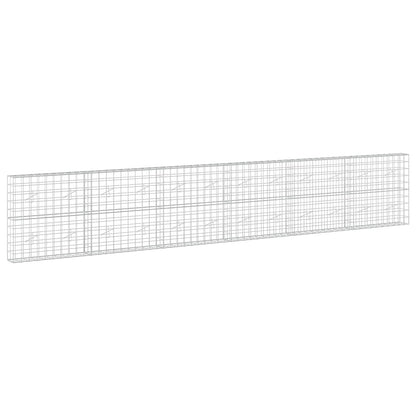 vidaXL Gabion with 5 mm Wire and 10x10 cm Mesh 600x20x100 cm 2