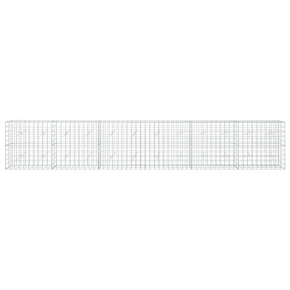 vidaXL Gabion with 5 mm Wire and 10x10 cm Mesh 600x20x100 cm 3