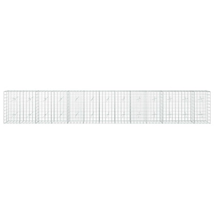 Gabion with 5 mm Wire and 10x10 cm Mesh 50x20x100 cm Height 100 cm Thickness 20 cm 50–1000 cm 650 cm
