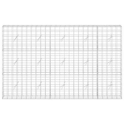 Gabion with 5 mm Wire and 10x10 cm Mesh 50x20x150 cm Height 150 cm Thickness 20 cm 50–1000 cm 250 cm