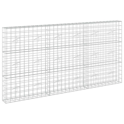 vidaXL Gabion with 5 mm Wire and 10x10 cm Mesh 300x20x150 cm 2