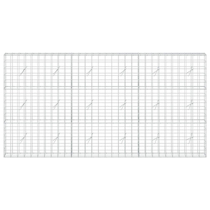 vidaXL Gabion with 5 mm Wire and 10x10 cm Mesh 300x20x150 cm 3