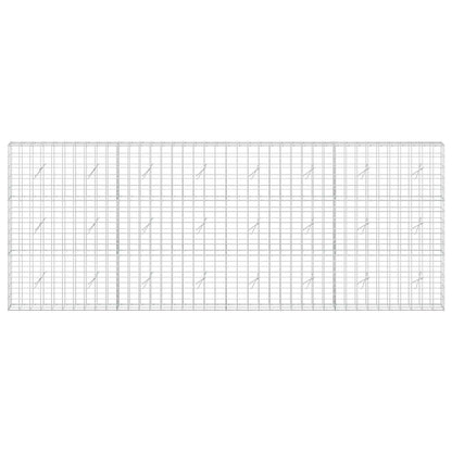 vidaXL Gabion with 5 mm Wire and 10x10 cm Mesh 400x20x150 cm 3