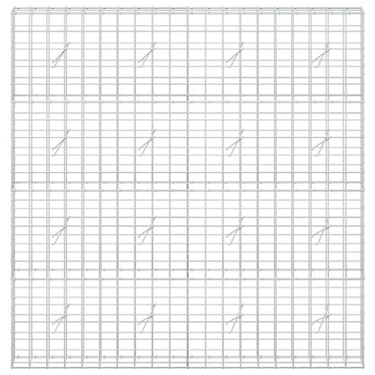 vidaXL Gabion with 5 mm Wire and 10x10 cm Mesh 200x20x200 cm 3
