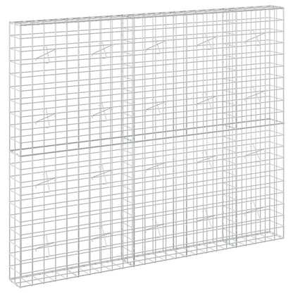 vidaXL Gabion with 5 mm Wire and 10x10 cm Mesh 250x20x200 cm 2