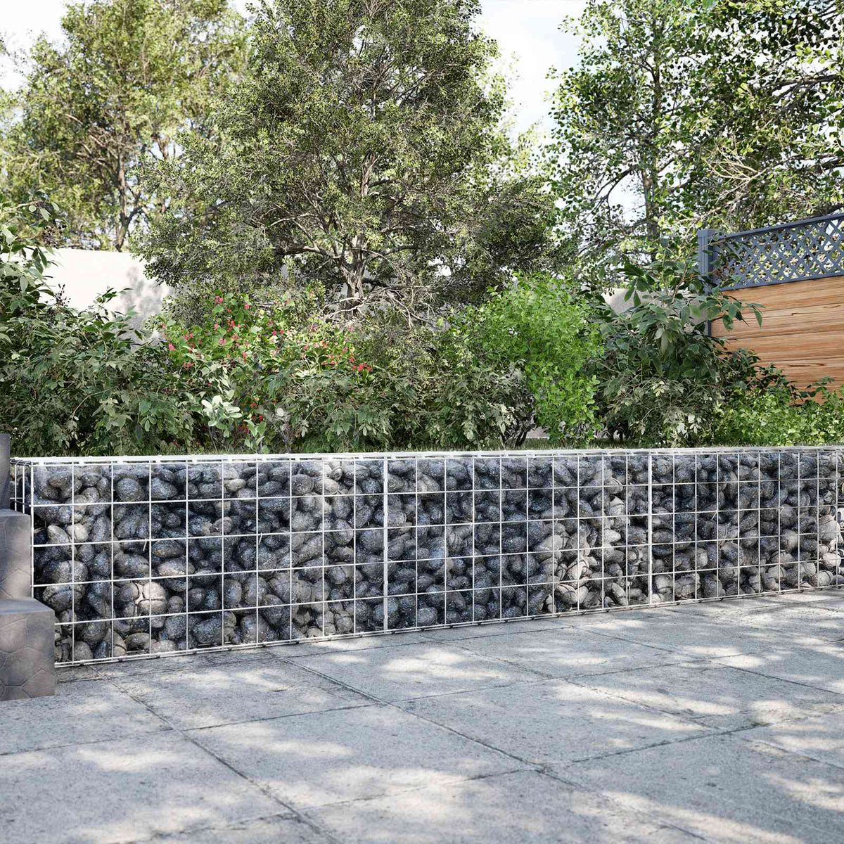 vidaXL Gabion with 5 mm Wire and 10x10 cm Mesh 50x30x50 cm
