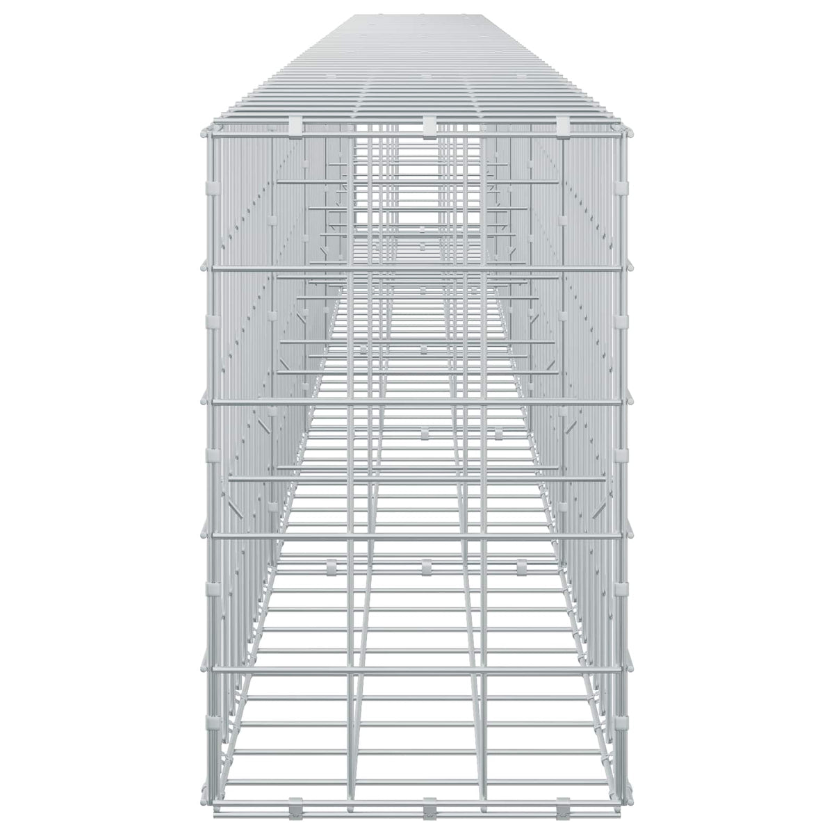 vidaXL Gabion with 5 mm Wire and 10x10 cm Mesh 550x30x50 cm 4