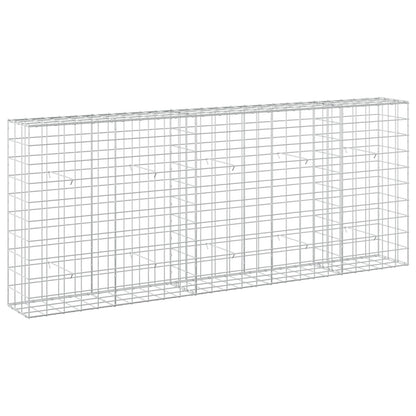 vidaXL Gabion with 5 mm Wire and 10x10 cm Mesh 250x30x100 cm 2