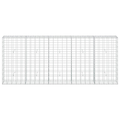 vidaXL Gabion with 5 mm Wire and 10x10 cm Mesh 250x30x100 cm 3