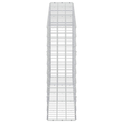 vidaXL Gabion with 5 mm Wire and 10x10 cm Mesh 250x30x100 cm 4