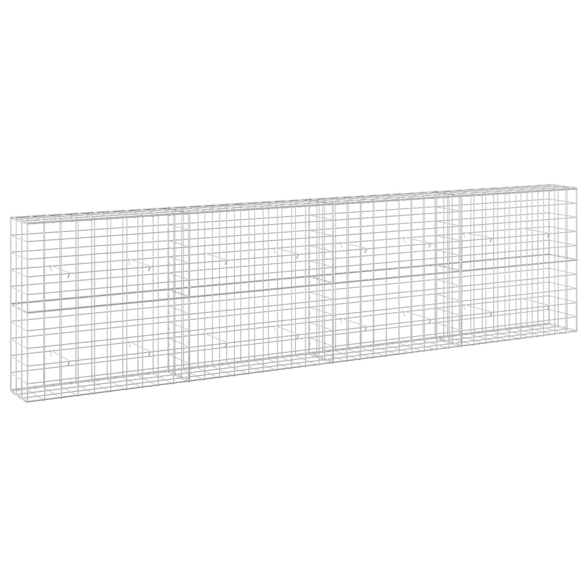vidaXL Gabion with 5 mm Wire and 10x10 cm Mesh 400x30x100 cm 2