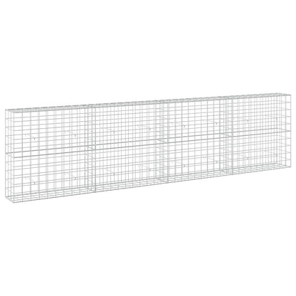 vidaXL Gabion with 5 mm Wire and 10x10 cm Mesh 400x30x100 cm 2