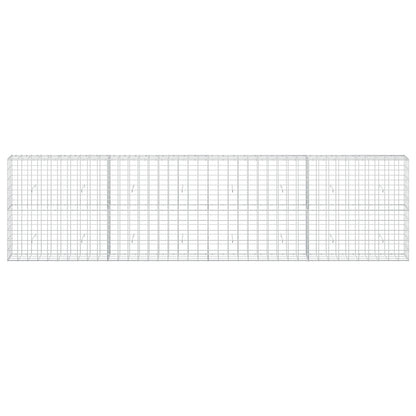 vidaXL Gabion with 5 mm Wire and 10x10 cm Mesh 400x30x100 cm 3