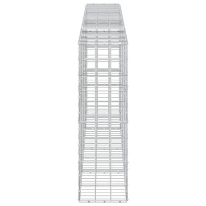 vidaXL Gabion with 5 mm Wire and 10x10 cm Mesh 400x30x100 cm 4