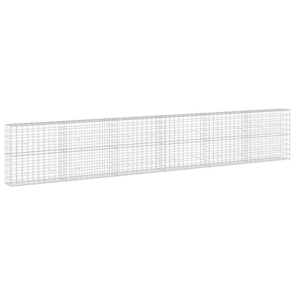 vidaXL Gabion with 5 mm Wire and 10x10 cm Mesh 600x30x100 cm 2