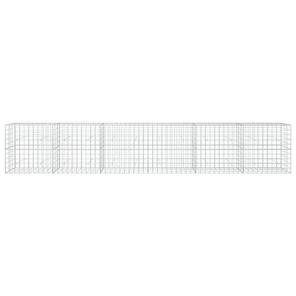 vidaXL Gabion with 5 mm Wire and 10x10 cm Mesh 600x30x100 cm 3