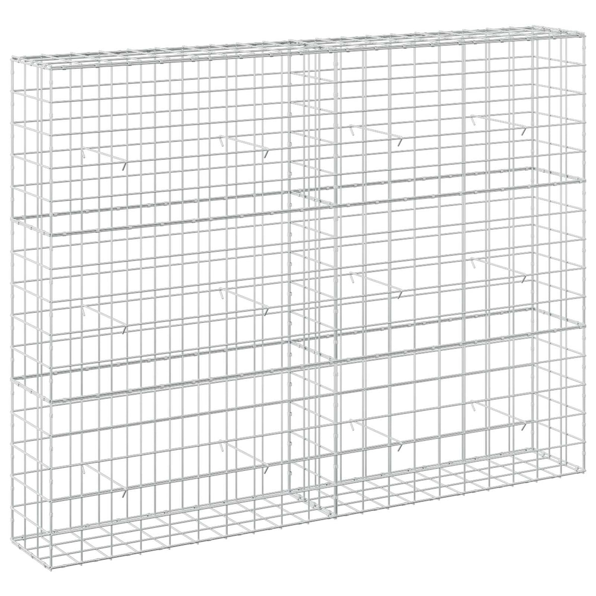 vidaXL Gabion with 5 mm Wire and 10x10 cm Mesh 200x30x150 cm 2