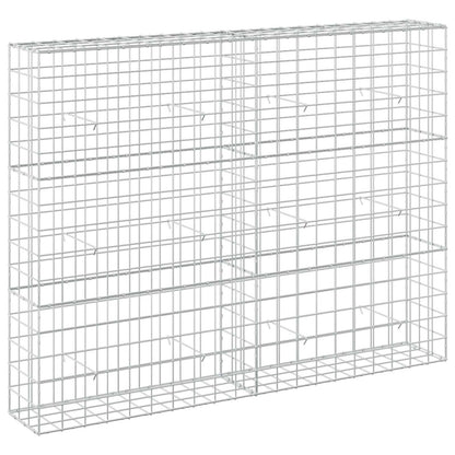 vidaXL Gabion with 5 mm Wire and 10x10 cm Mesh 200x30x150 cm 2