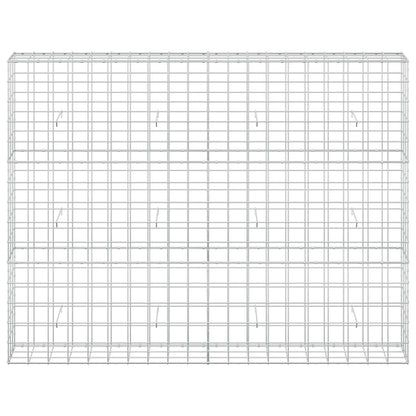 vidaXL Gabion with 5 mm Wire and 10x10 cm Mesh 200x30x150 cm 3