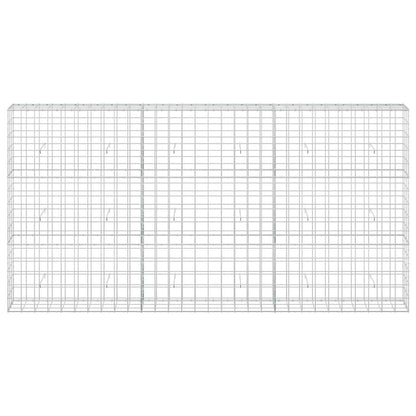 vidaXL Gabion with 5 mm Wire and 10x10 cm Mesh 300x30x150 cm 3