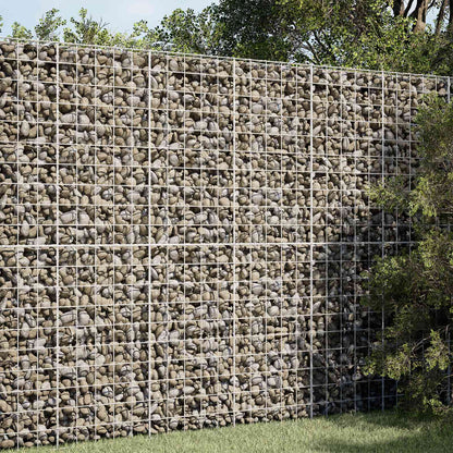 vidaXL Gabion with 5 mm Wire and 10x10 cm Mesh 150x30x200 cm 1