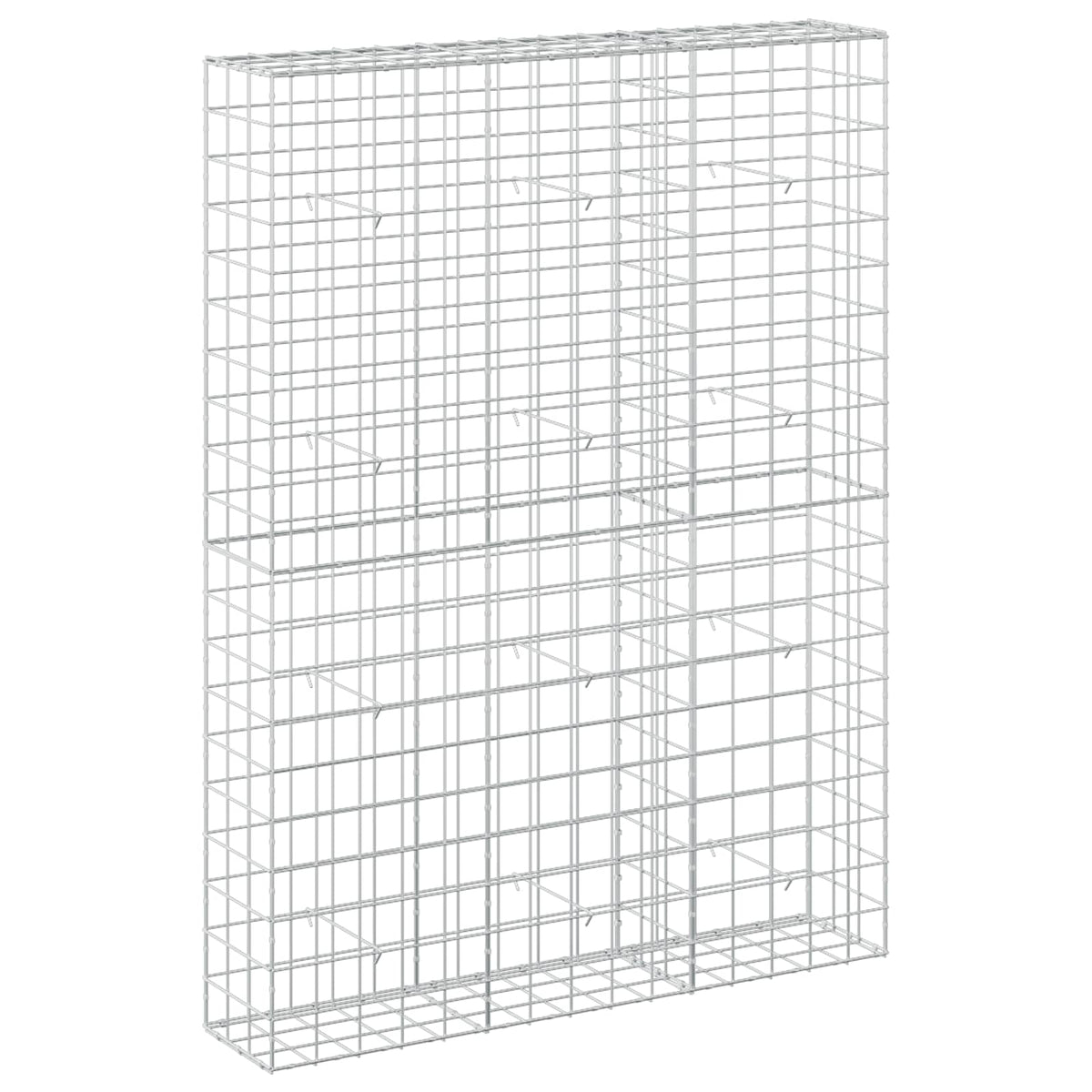 vidaXL Gabion with 5 mm Wire and 10x10 cm Mesh 150x30x200 cm 2