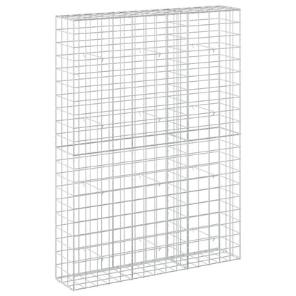 vidaXL Gabion with 5 mm Wire and 10x10 cm Mesh 150x30x200 cm 2