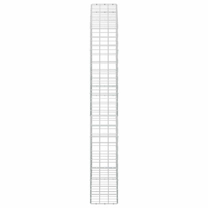 vidaXL Gabion with 5 mm Wire and 10x10 cm Mesh 150x30x200 cm 4