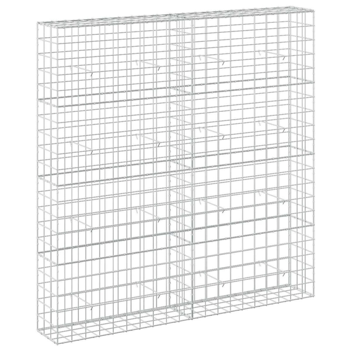 vidaXL Gabion with 5 mm Wire and 10x10 cm Mesh 200x30x200 cm 2