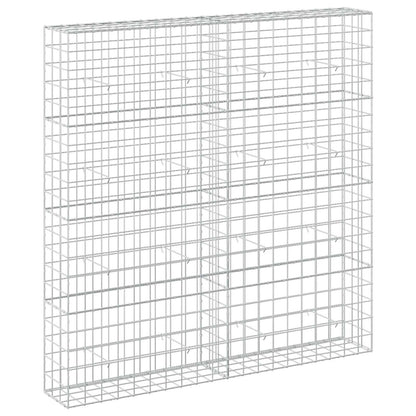 vidaXL Gabion with 5 mm Wire and 10x10 cm Mesh 200x30x200 cm 2