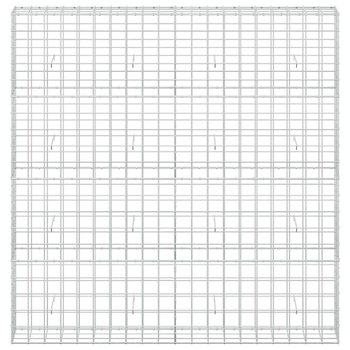vidaXL Gabion with 5 mm Wire and 10x10 cm Mesh 200x30x200 cm 3