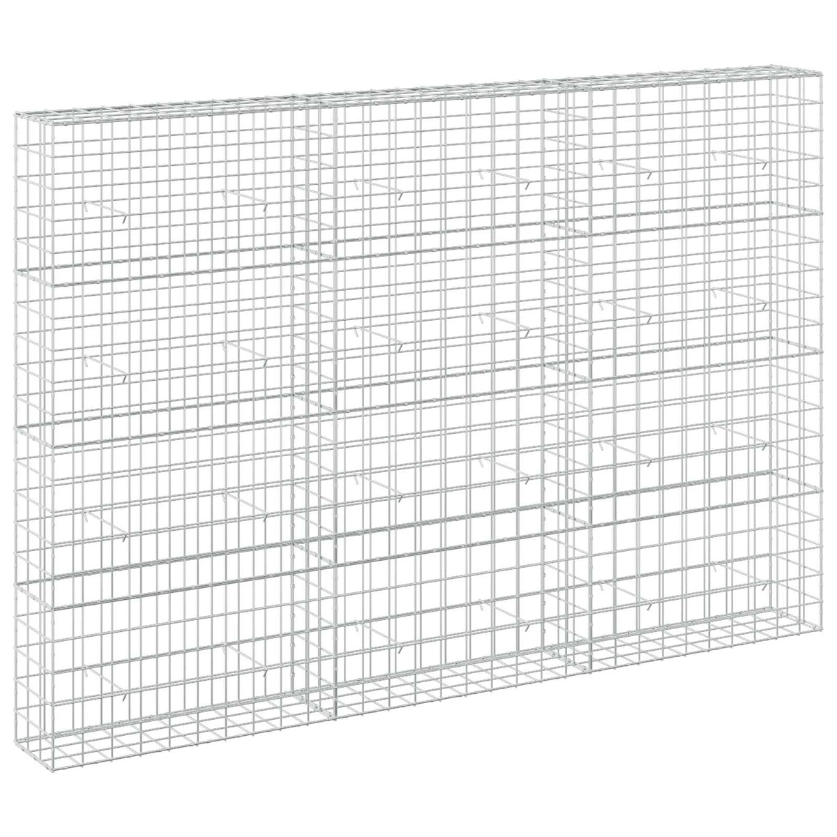 vidaXL Gabion with 5 mm Wire and 10x10 cm Mesh 300x30x200 cm 2