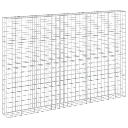 vidaXL Gabion with 5 mm Wire and 10x10 cm Mesh 300x30x200 cm 2