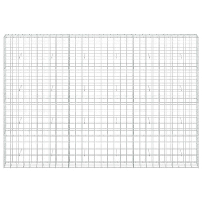 vidaXL Gabion with 5 mm Wire and 10x10 cm Mesh 300x30x200 cm 3