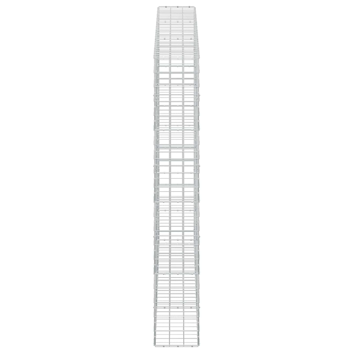 vidaXL Gabion with 5 mm Wire and 10x10 cm Mesh 300x30x200 cm 4