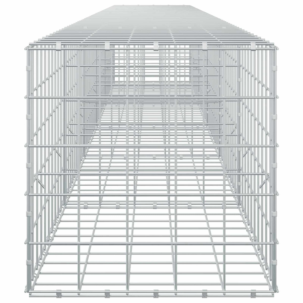 vidaXL Gabion with 5 mm Wire and 10x10 cm Mesh 550x50x50 cm 4