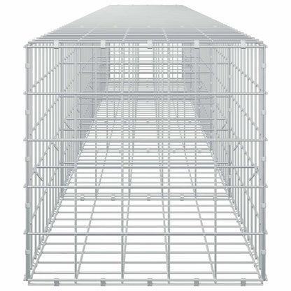vidaXL Gabion with 5 mm Wire and 10x10 cm Mesh 550x50x50 cm 4