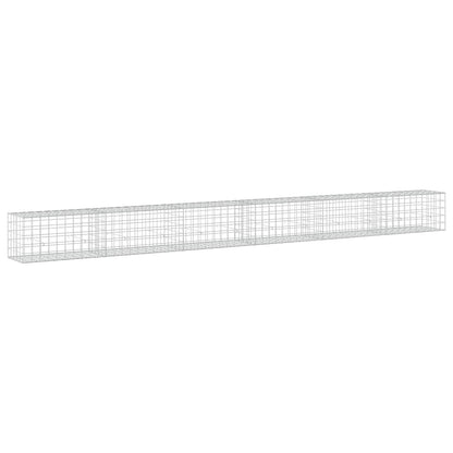 vidaXL Gabion with 5 mm Wire and 10x10 cm Mesh 600x50x50 cm 2