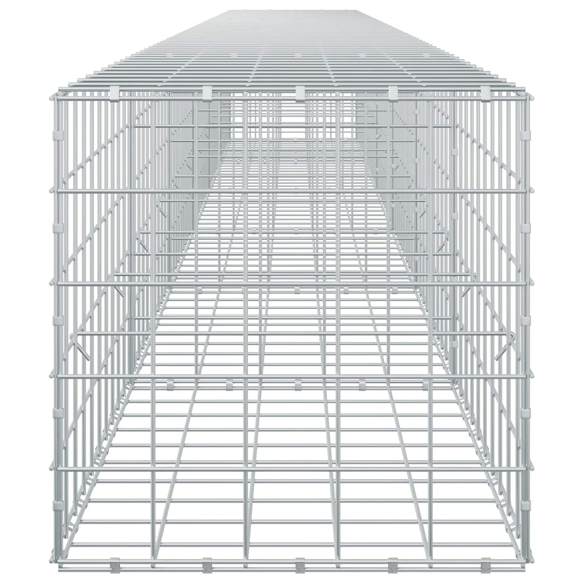 vidaXL Gabion with 5 mm Wire and 10x10 cm Mesh 600x50x50 cm 4