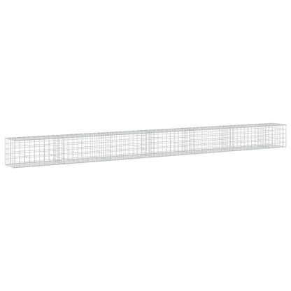 vidaXL Gabion with 5 mm Wire and 10x10 cm Mesh 650x50x50 cm 2