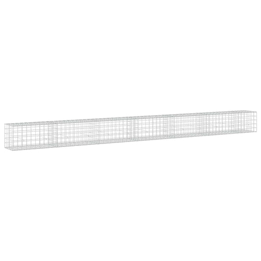 vidaXL Gabion with 5 mm Wire and 10x10 cm Mesh 650x50x50 cm 2