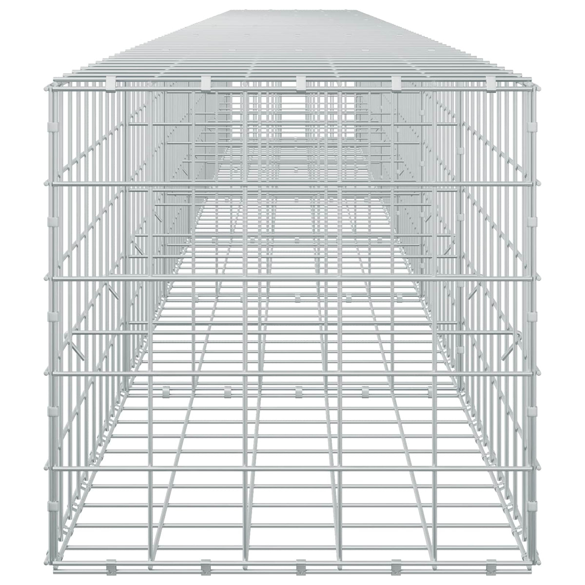 vidaXL Gabion with 5 mm Wire and 10x10 cm Mesh 650x50x50 cm 4