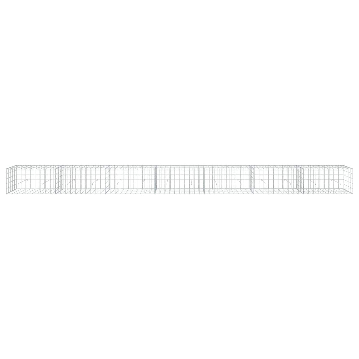 Gabion with 5 mm Wire and 10x10 cm Mesh 50x50x50 cm Height 50 cm Thickness 50 cm 50–1000 cm 700 cm