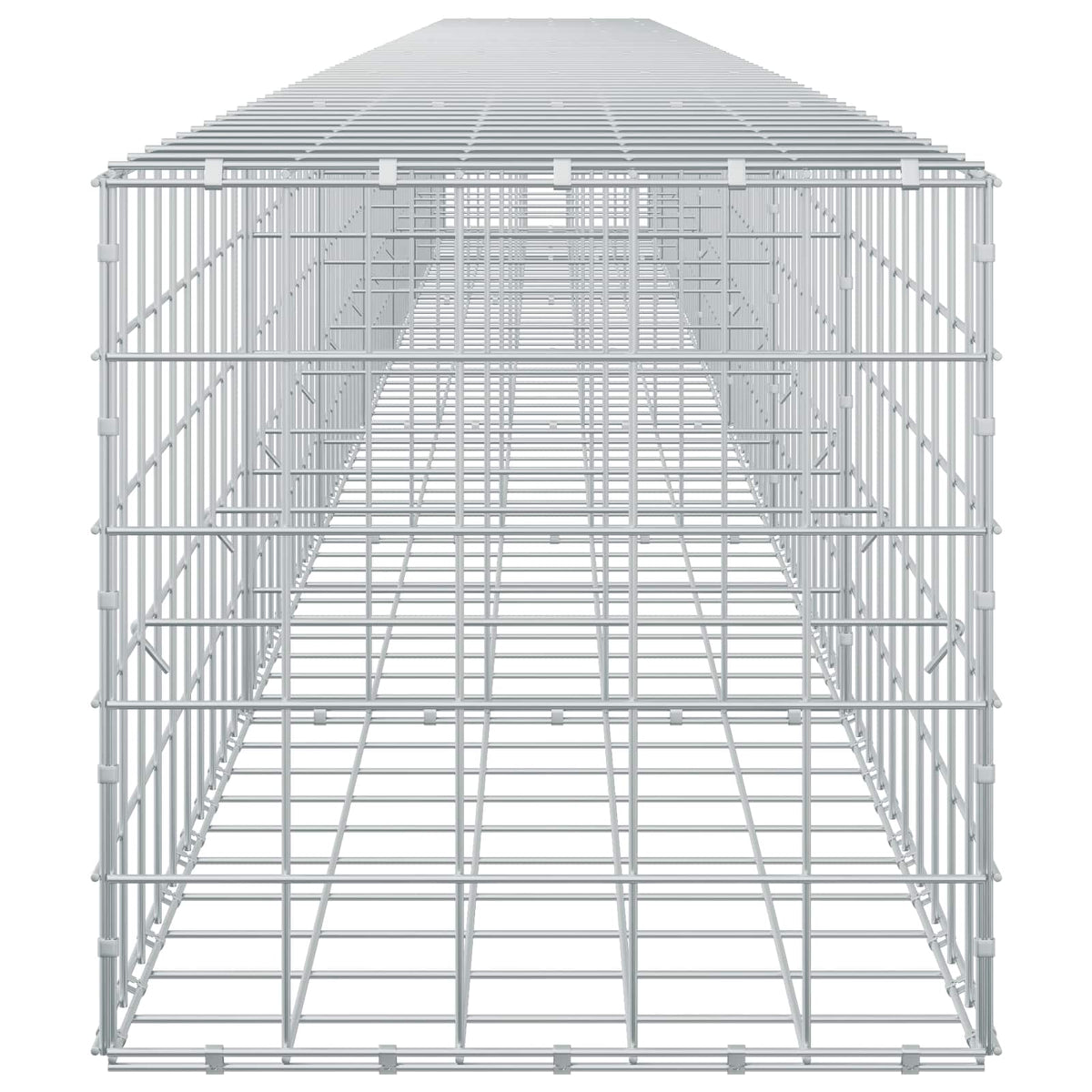 vidaXL Gabion with 5 mm Wire and 10x10 cm Mesh 700x50x50 cm 4