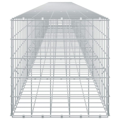 vidaXL Gabion with 5 mm Wire and 10x10 cm Mesh 700x50x50 cm 4