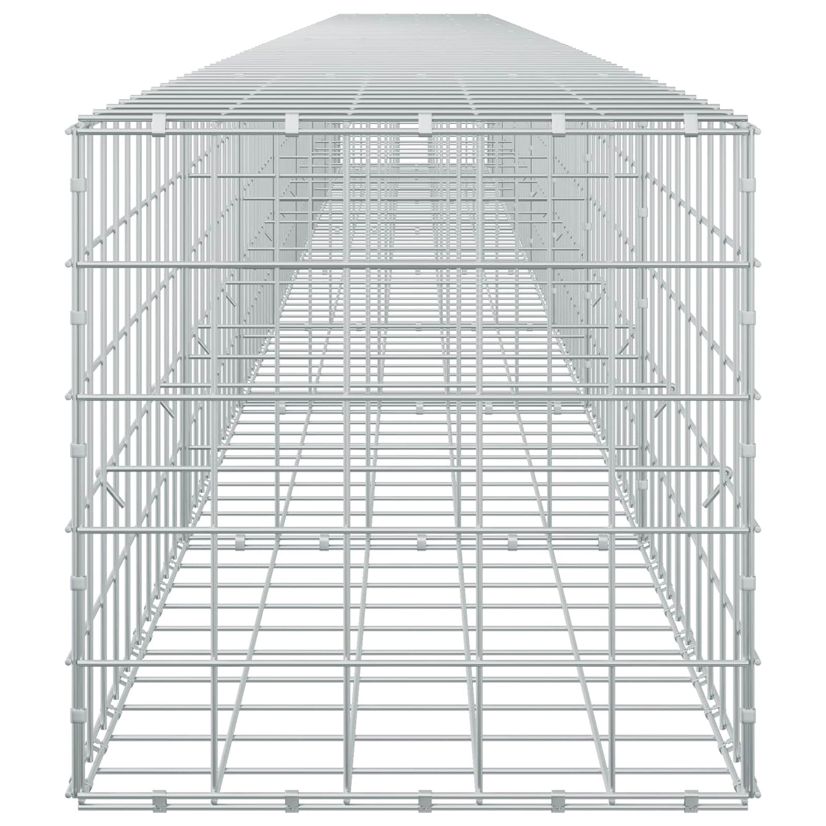 vidaXL Gabion with 5 mm Wire and 10x10 cm Mesh 750x50x50 cm 4