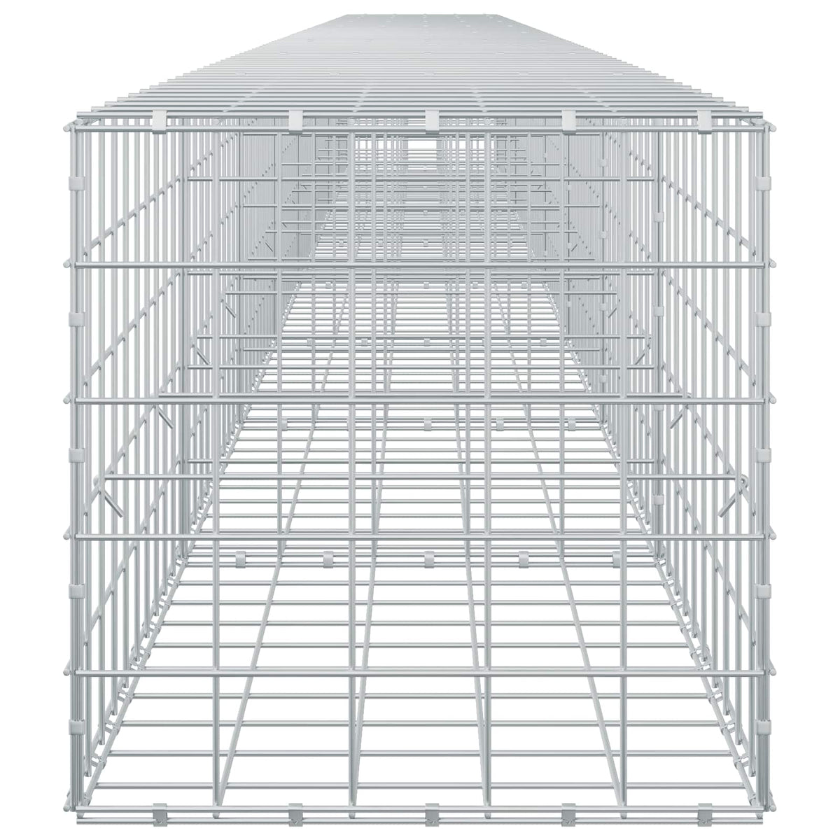 vidaXL Gabion with 5 mm Wire and 10x10 cm Mesh 800x50x50 cm 4