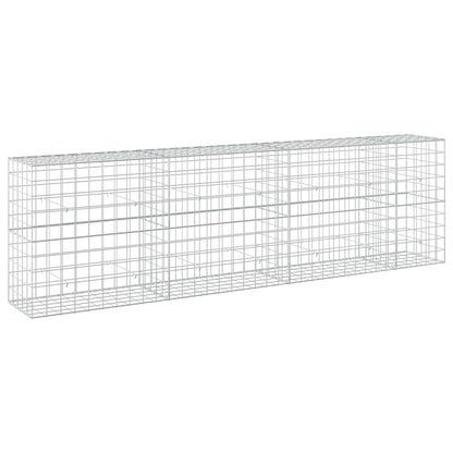 vidaXL Gabion with 5 mm Wire and 10x10 cm Mesh 350x50x100 cm 2