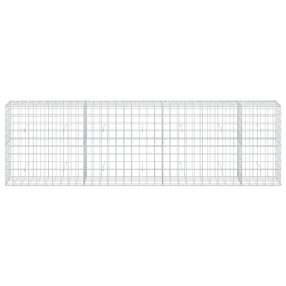 vidaXL Gabion with 5 mm Wire and 10x10 cm Mesh 350x50x100 cm 3