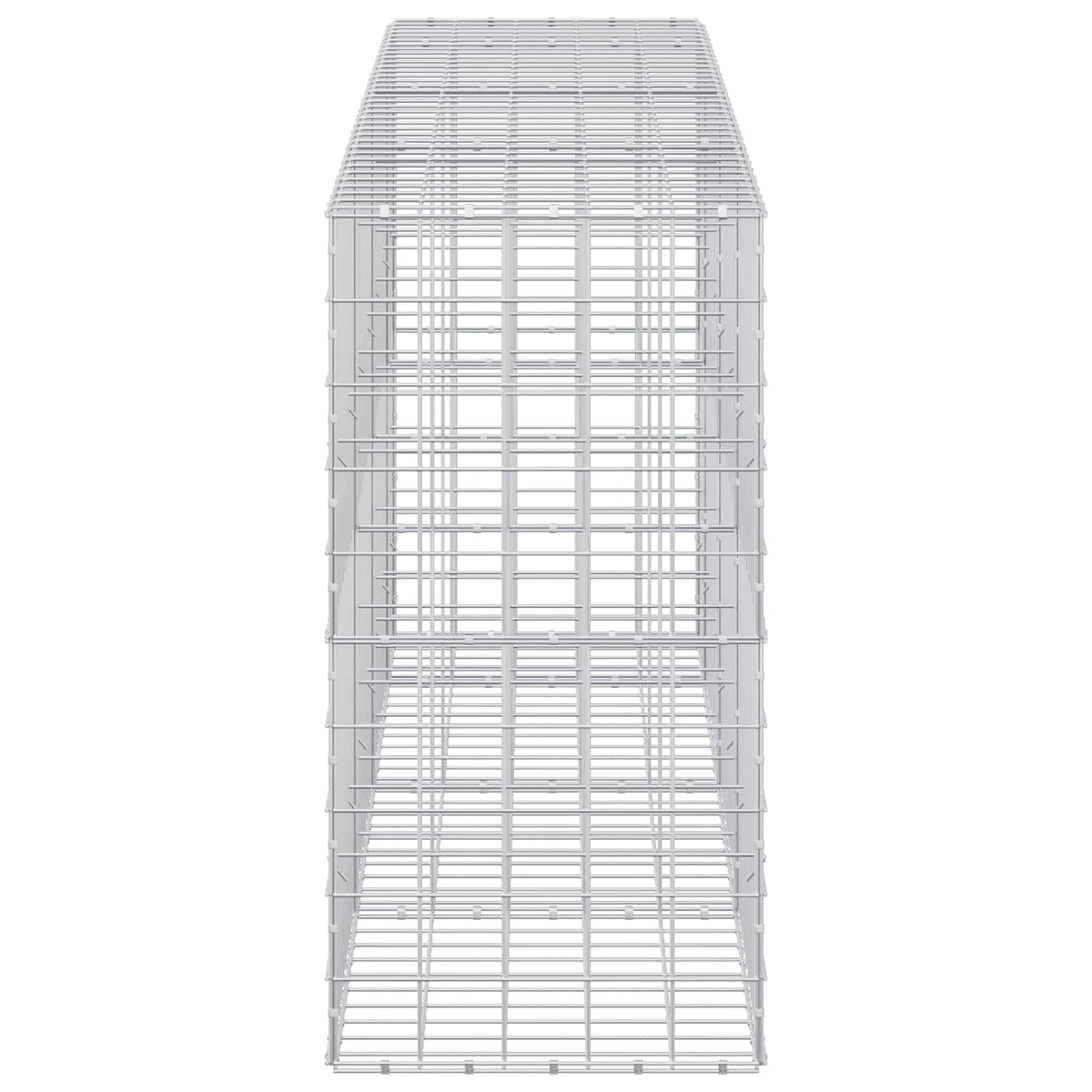 vidaXL Gabion with 5 mm Wire and 10x10 cm Mesh 350x50x100 cm 4